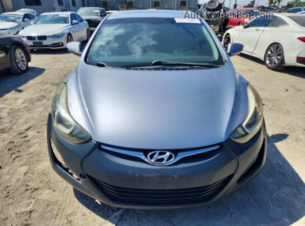 5NPDH4AE9GH672941 2016 HYUNDAI ELANTRA Silver Вид ззаду