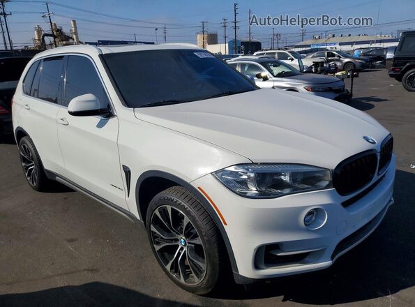 5UXKR2C57J0X08313 2018 BMW X5 White Vista frontal