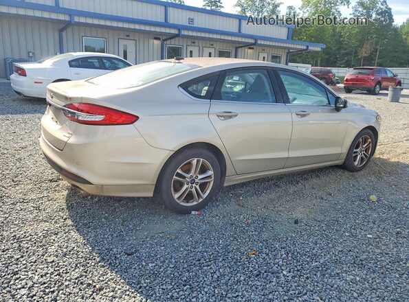 3FA6P0HD6JR185806 2018 FORD FUSION Gold Przód prawy