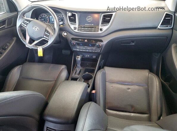 KM8J3CA2XGU192300 2016 HYUNDAI TUCSON Black Вид щитка приладів