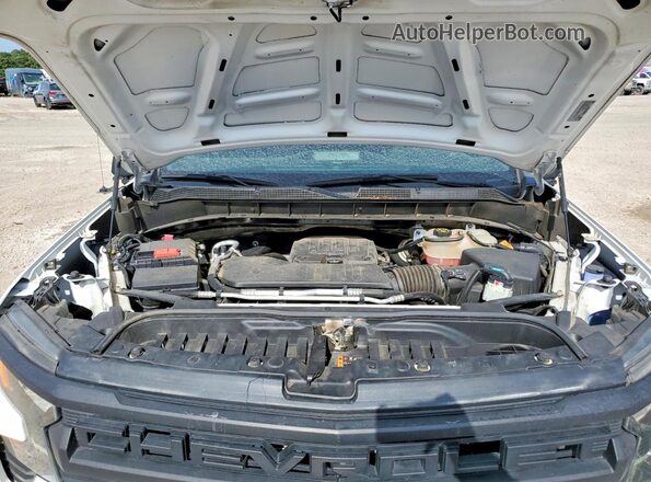 3GCPAAEK3NG637608 2022 CHEVROLET SILVERADO White Vista del compartimento del motor