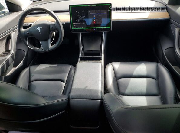 5YJ3E1EA0LF660776 2020 TESLA MODEL Black ხელსაწყოთა პანელის ხედი