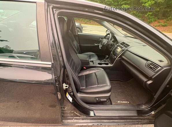 4T1BF1FK7HU694322 2017 TOYOTA CAMRY Black Front view