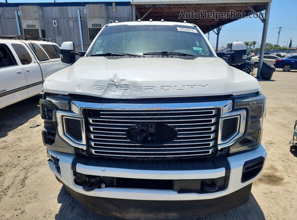 1FT8W3DT8LEE07269 2020 FORD F350 Белый Вид сзади