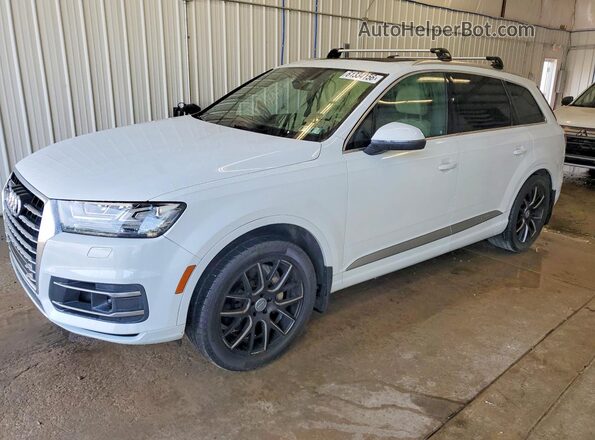 WA1VAAF72HD013845 2017 AUDI Q7 White Trasero izquierdo