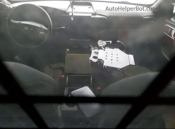 1FM5K8ABXPGB55764 2023 FORD EXPLORER White Vista del cuadro de instrumentos