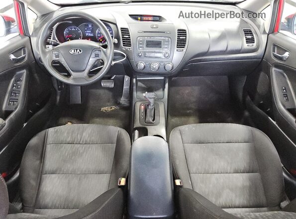 KNAFK4A64G5562377 2016 KIA FORTE Red 