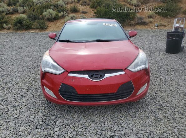 KMHTC6AD5GU295717 2016 HYUNDAI VELOSTER Red წინა ხედი