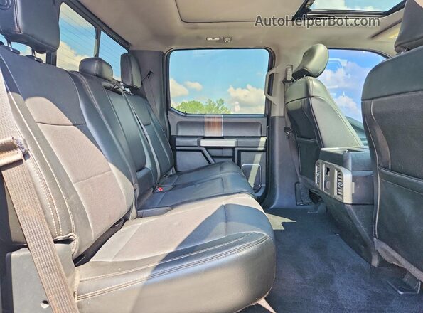 1FTFW1EG4GFA00840 2016 FORD F150 Черный Вид задней части салона