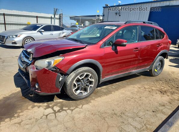 JF2GPALC4H8248143 2017 SUBARU CROSSTREK Maroon Rear left