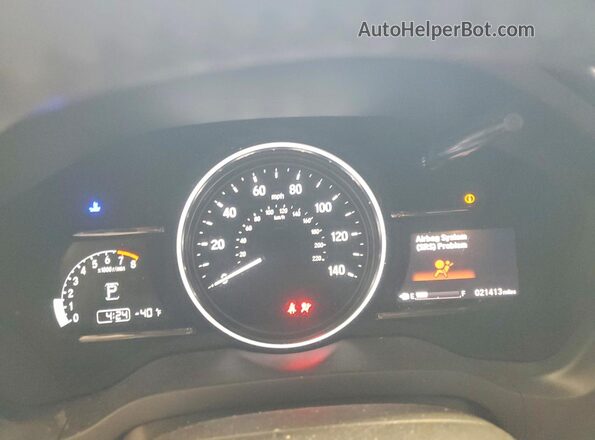 3CZRU6H71KM702161 2019 HONDA HR-V Purple Հետևի նստատեղերի տեսք