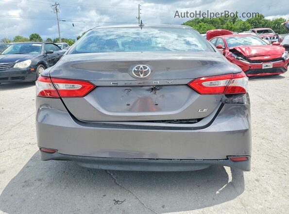 4T1B11HKXKU718745 2019 TOYOTA CAMRY Gray Սալոնի դիմացի տեսք