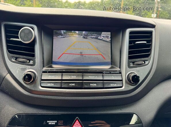KM8J3CA4XJU622030 2018 HYUNDAI TUCSON Blue Вид підкапотного простору