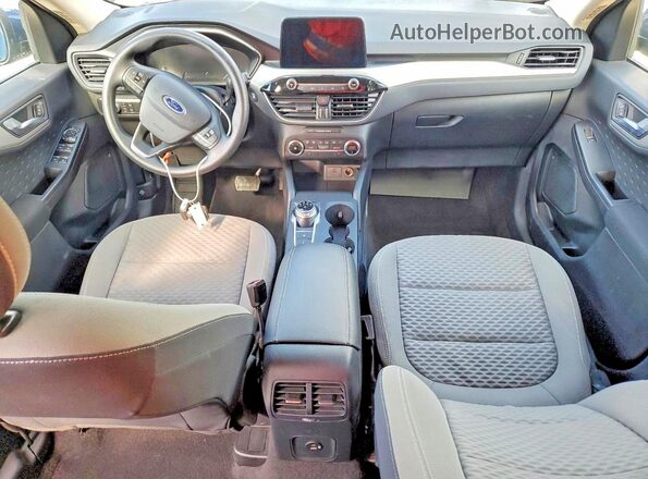 1FMCU0G66LUC32803 2020 FORD ESCAPE Синий Вид щитка приборов
