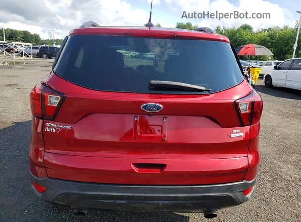 1FMCU9GD4KUC43509 2019 FORD ESCAPE Бордовый Вид салона спереди