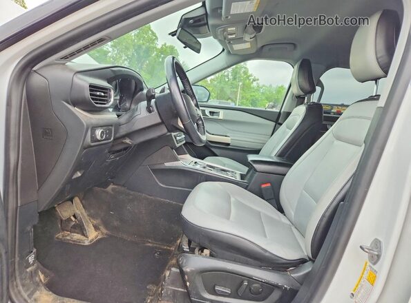 1FMSK8DHXMGA02641 2021 FORD EXPLORER White Widok deski rozdzielczej