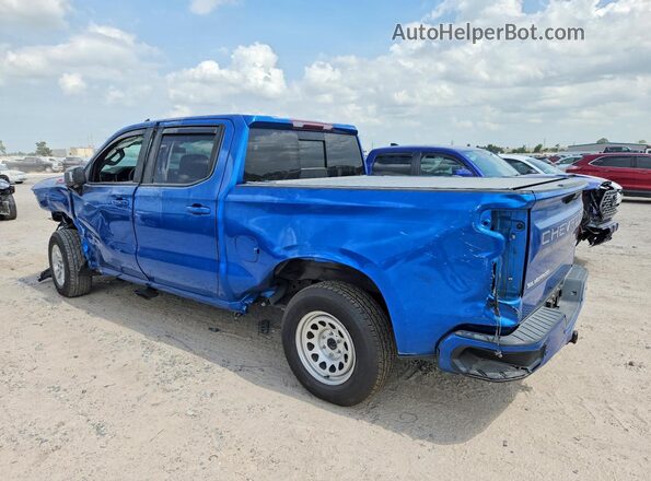 3GCUDEED5NG537982 2022 CHEVROLET SILVERADO Blue უკანა მარჯვენა
