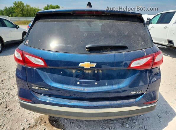 2GNAXUEV6K6233071 2019 CHEVROLET EQUINOX Синий Вид салона спереди