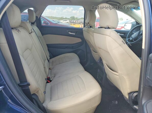 2FMPK3G95HBC52282 2017 FORD EDGE Blue Вид задньої частини салону