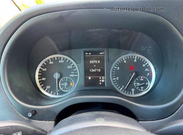 WD4PG2EE0K3574583 2019 MERCEDES-BENZ METRIS Black Dashboard view