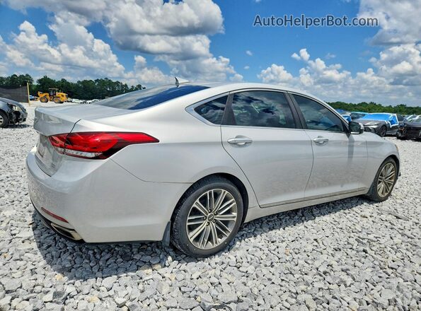 KMHGN4JE0JU235215 2018 GENESIS G80 Silver Front right