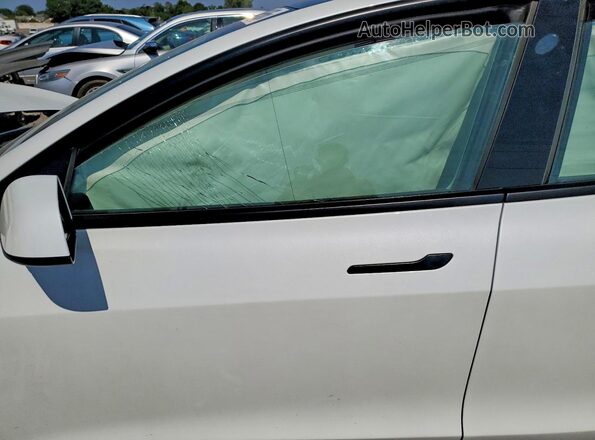 5YJ3E1EA8NF357084 2022 TESLA MODEL 3 White წინა პანელის ხედი