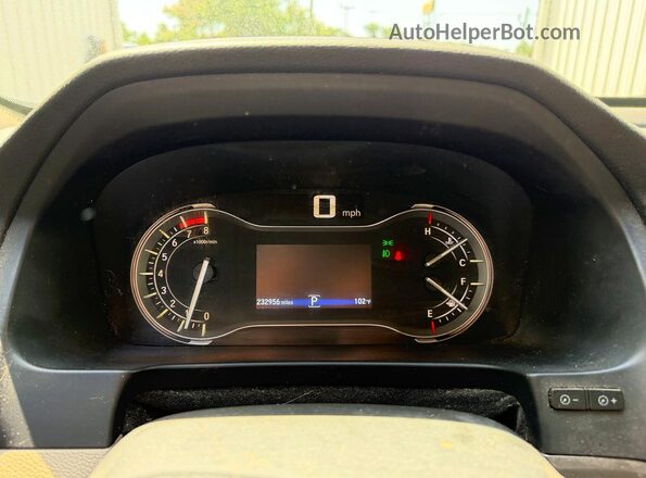 5FNYF5H57GB007571 2016 HONDA PILOT White Vista del cuadro de instrumentos