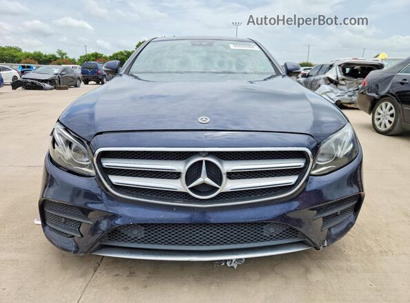 WDDZF4JB9KA666404 2019 MERCEDES-BENZ E Blue Rear view
