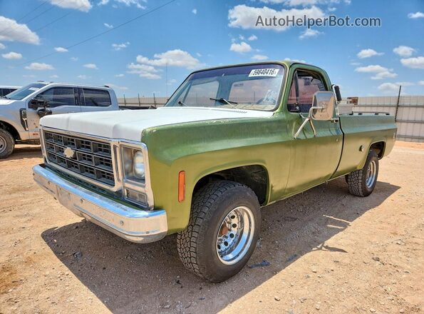 CCL348J102096 1978 CHEVROLET PICKUP Green Trasero izquierdo