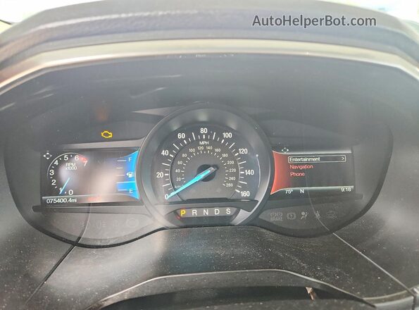 2FMPK3K99JBB07999 2018 FORD EDGE Gray უკანა სავარძლების ხედი