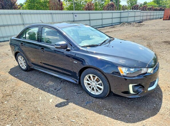 JA32U2FU8GU008027 2016 MITSUBISHI LANCER Black Front view