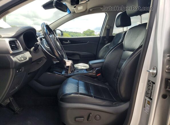 5XYPHDA57KG447639 2019 KIA SORENTO Silver Առջևի վահանակի տեսք
