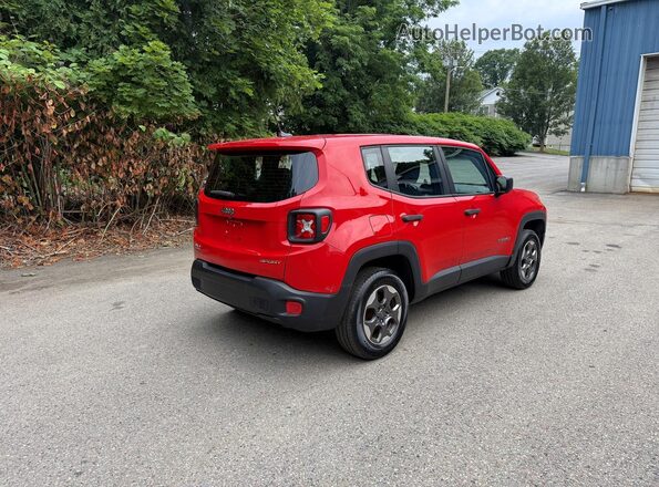 ZACCJBAW0GPC74487 2016 JEEP RENEGADE Red Vista frontal