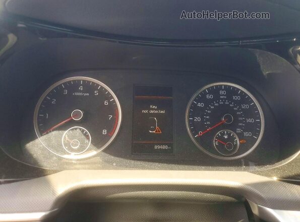 5XXG14J22MG075306 2021 KIA K5 Синий Вид задних сидений