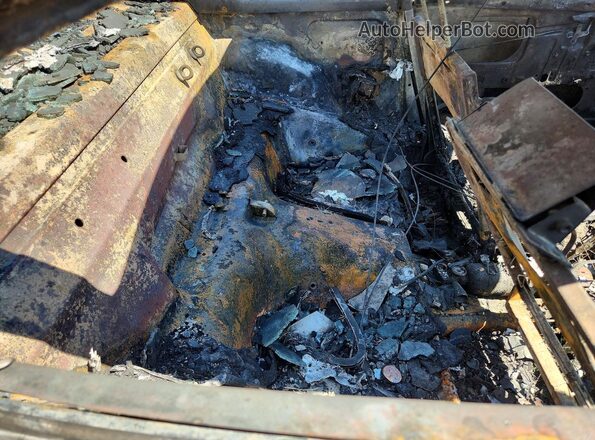 9112102693 1972 PORSCHE 911 Пожар Вид задних сидений