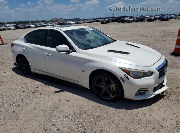 JN1EV7AP7GM301236 2016 INFINITI Q50 White Դիմացի տեսք