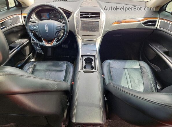 3LN6L2LU7GR622192 2016 LINCOLN MKZ Black Widok zestawu wskaźników