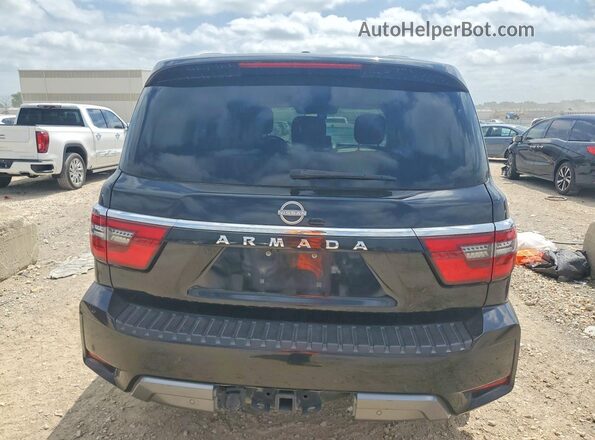 JN8AY2AC2M9147654 2021 NISSAN ARMADA Black Սալոնի դիմացի տեսք