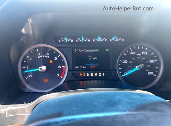 1FD7X2B69KED70727 2019 FORD F250 White Սարքավորումների վահանակի տեսք