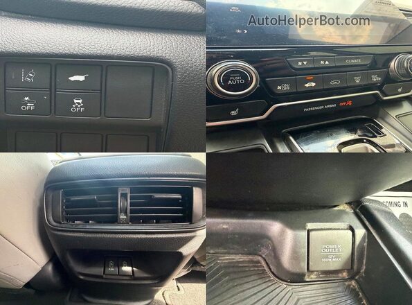 7FARW1H88KE024562 2019 HONDA CR-V Gray Widok wnętrza 360 stopni