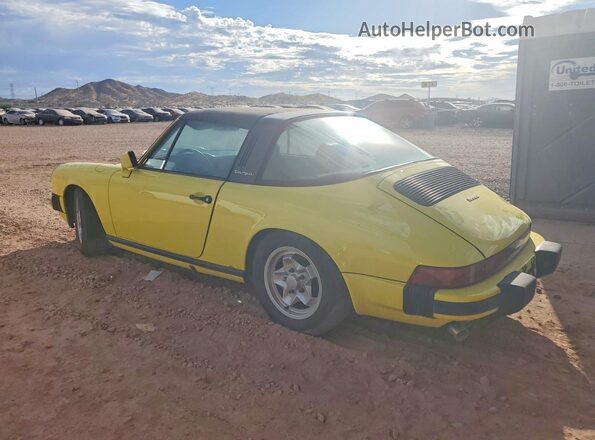 9117211399 1977 PORSCHE 911 Yellow Trasero izquierdo
