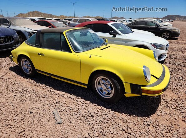 9117211399 1977 PORSCHE 911 Yellow Delantero derecho