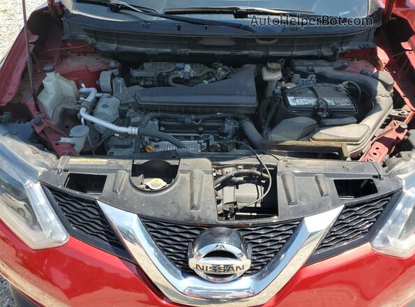 JN8AT2MV8GW142380 2016 NISSAN ROGUE Red VIN sticker view