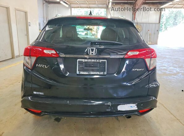 3CZRU5H1XKM730109 2019 HONDA HR-V Black წინა სალონის ხედი