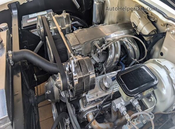 VC57K102611 1957 CHEVROLET BEL White Вид панелі приладів