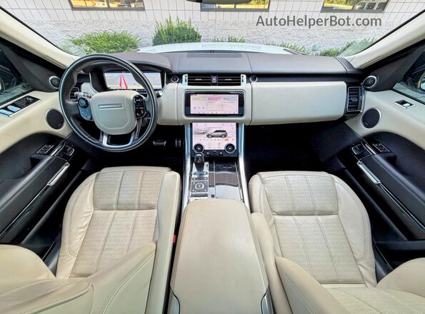SALWV2REXJA188682 2018 LAND ROVER RANGE White Vista de los asientos traseros