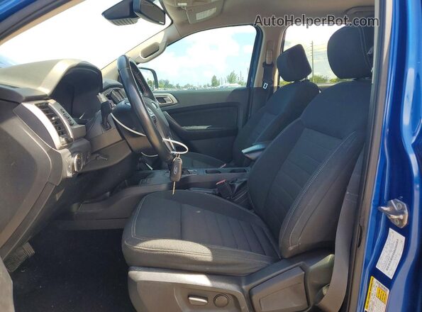 1FTER4EH1KLA86695 2019 FORD RANGER Blue წინა სალონის ხედი