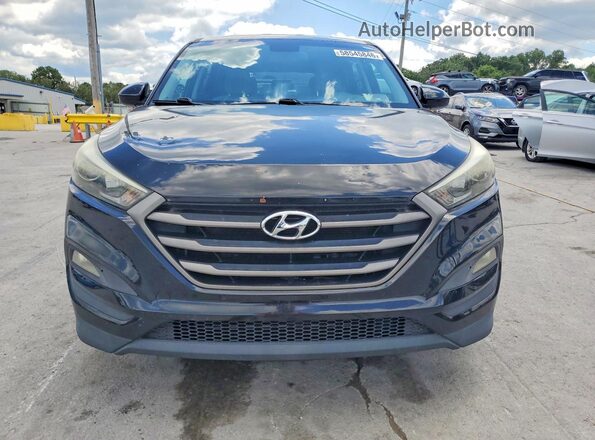 KM8J23A46GU127528 2016 HYUNDAI TUCSON Black Rear view