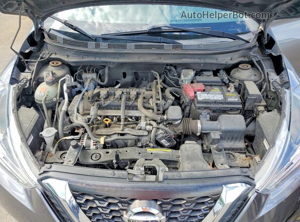 3N1CP5CU4KL563484 2019 NISSAN KICKS Gray VIN կոդի պիտակի տեսք