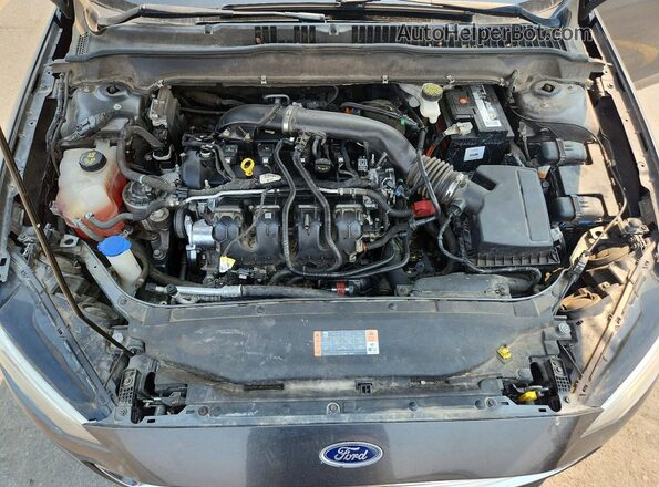 3FA6P0T96KR179668 2019 FORD FUSION Gray Engine compartment view